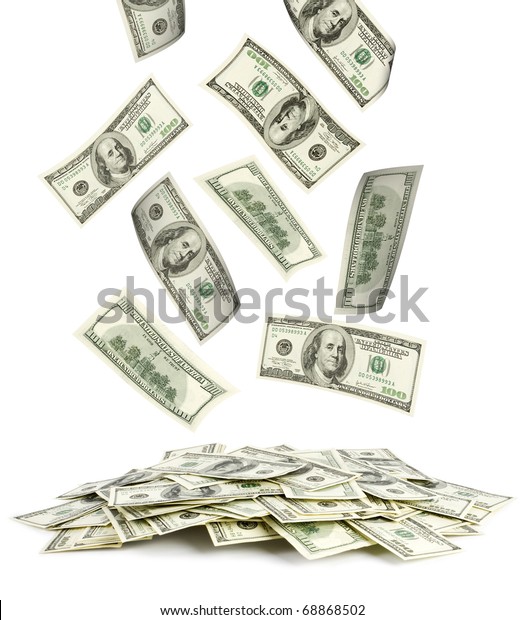 Dollars Falling Stack Dollars Stock Photo 68868502 | Shutterstock