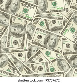 Dollars Money Seamless Tileable Background Texture