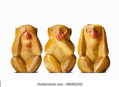 Dolls Of Three Wise Monkeys