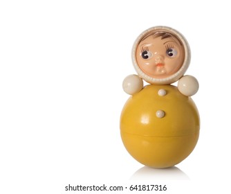 Dolls Toys On A White Background