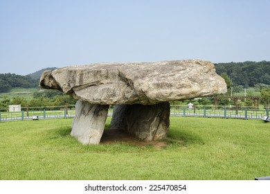 Dolmen In Ganghwa Island, One Of UNESCO World Heritages