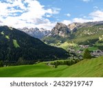 Dolomites, Italy: Nature and landscape of "Alta Badia" near "San Cassiano"