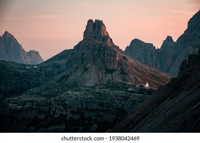 Dolomites mountains during sunrise, sunset, unbelievable peaks in nice weather conditions and colorful scene. Amazing summer nature with mood and light.  - Powered by Shutterstock