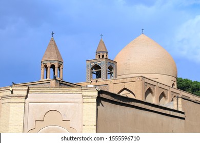 Dome of armenian Holy Savior Cathedral (Church of Saint Joseph of Arimathea, Church of the Saintly Sisters, Vank Cathedral), New Julfa district, Isfahan, Iran