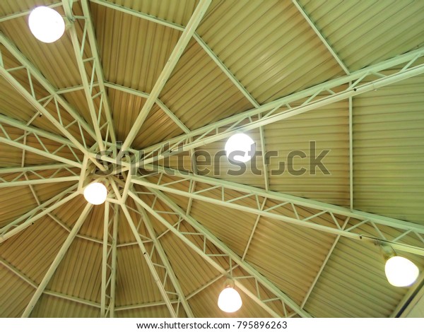 Dome Ceiling Light View Base Floor Stock Photo Edit Now 795896263