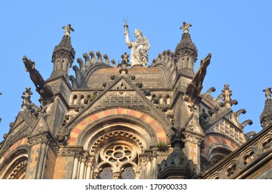 Dome Of Chhatrapati Shivaji Terminus (Victoria Terminus) Of Mumbai