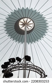 Dome Of A Circus Tent And Light Control