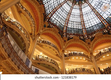 The Dome Of Galeries Lafayette Paris
