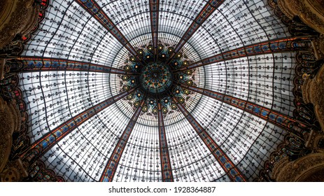 The Dome Of Galeries Lafayette, Paris