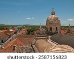 Dome of the La Merced church in Granada, Nicaragua.