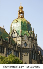 Dome Of The Museum Of Applied Arts. Hungary, Budapest