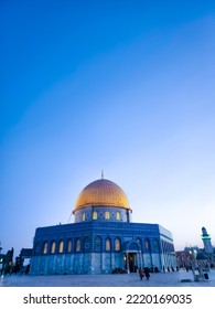 Dome Of The Rock Mosque In Jerusalem