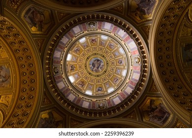 Dome of Saint Stephen basilica, Budapest, Hungary - Powered by Shutterstock