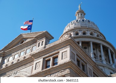 Dome Of The Texas State Capitol Building