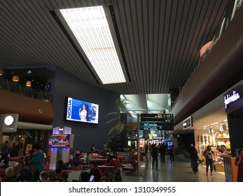 Domestic Departure Hall At Kempegowda International Airport, Bangalore, India - 11th February 2019