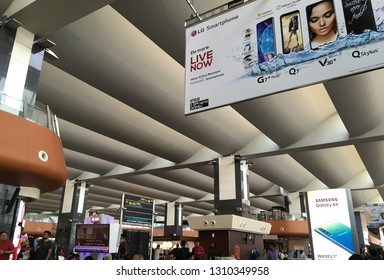 Domestic Departure Hall At Kempegowda International Airport, Bangalore, India - 11th February 2019