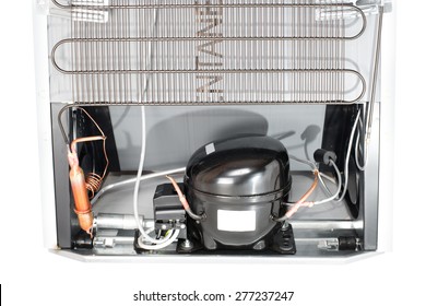 Domestic Refrigerator Compressor Mounted On Rear Stock Photo Edit Now 277237247