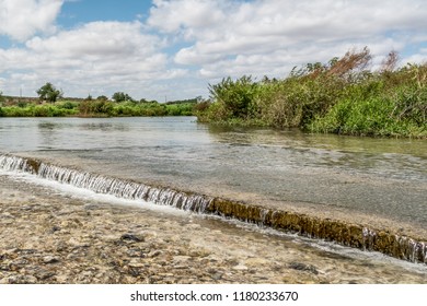 São Domingos Do Cariri, Paraiba, Brazil - February, 2018: Transfer Of The São Francisco River Is A Large-scale Interbasin Transfer To The Dry Sertão In The Northeastern States Of Brazil