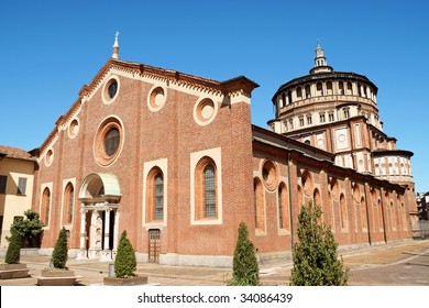 Dominican Convent and Church of Santa Maria delle Grazie, built under the Duke of Milan Francesco I Sforza. In the refectory there is the mural painting by Leonardo Da Vinci "The Last Supper"