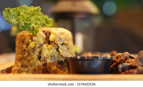 Dominican Mofongo With Fried Beef