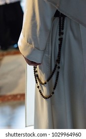 Dominican Monks, Detail Of The Monastic Habit, Monastic Order Of The Catholic Church, Rome