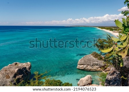 Dominican Republic. Bahia de Las Aguilas beach. Virgin beach. The best beach in the Dominican Republic.