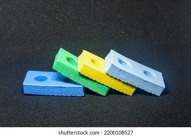 Domino Effect Of Row Colorful Block