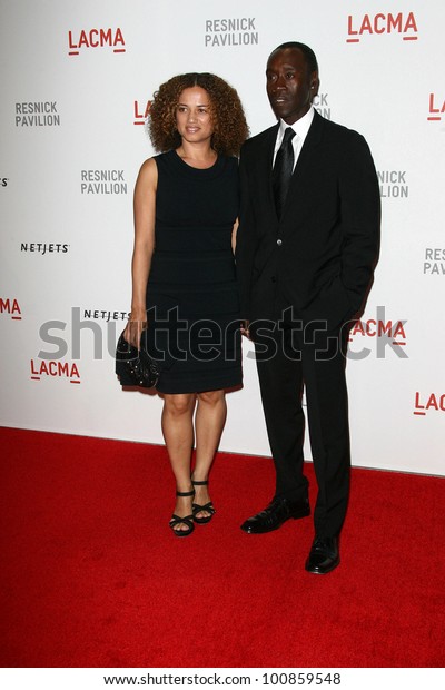 Don Cheadle Wife Lacma Presents Unmasking Stock Photo Edit Now 100859548