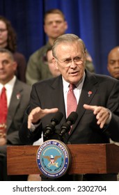 Donald Rumsfeld At His Final Town Hall Meeting