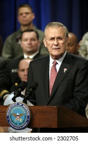 Donald Rumsfeld At His Final Town Hall Meeting