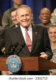 Donald Rumsfeld At His Final Town Hall Meeting