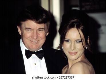 Donald Trump And Melania Knauss At The Film Society Of Lincoln Center Honors For Susan Sarandon, NY 5/5/2003