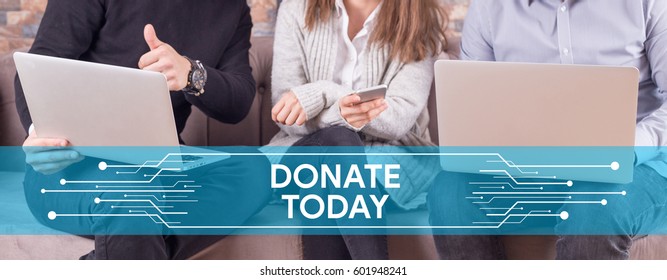 DONATE TODAY CONCEPT