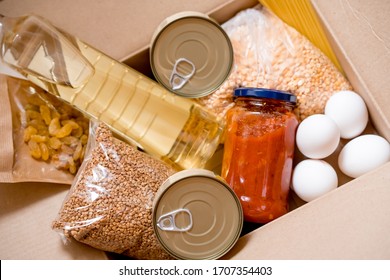 
Donation Box, Food In A Box, Grocery Set