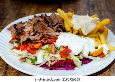 Doner Meat With French Fries