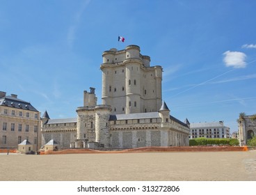 Donjon Of The Vincennes Castle (Chateau De Vincennes) In France