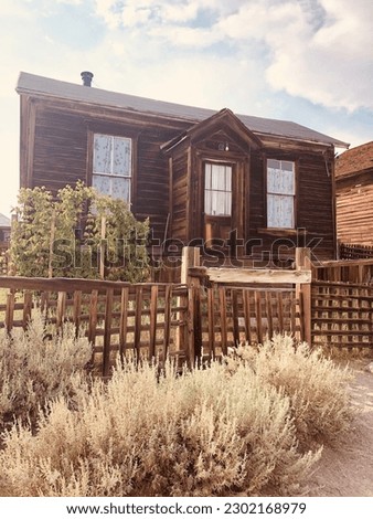 Donnelly House, Bodie ghost town . California mining town.
