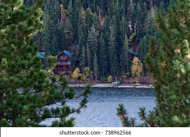 Donner Lake, California, in autumn