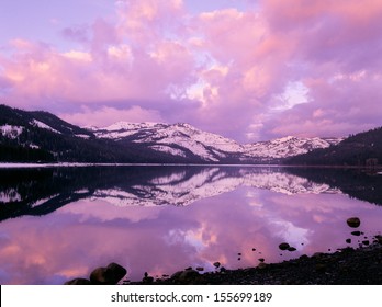 Donner Pass Lake Sunrise