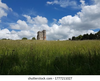 Donnington Castle On A Hill 