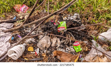 Don't Destroy Nature By Burning Trash And Forest!!