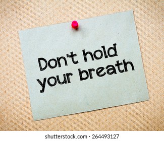 Hold Your Breath Images, Stock Photos & Vectors | Shutterstock