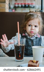Dont Like Junk Food. Kid Refuses To Drink Cola.