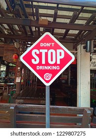 Don't stop drink area