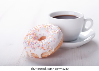 donut with coffee - Powered by Shutterstock