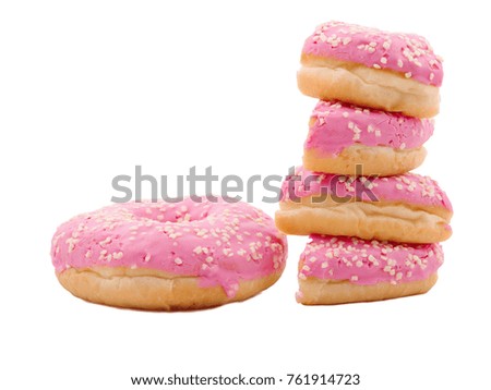 Similar – Pink donuts Food Roll