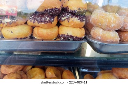 Donuts In A Shop Window