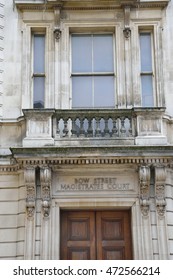 Door To Bow Street Magistrates Court London