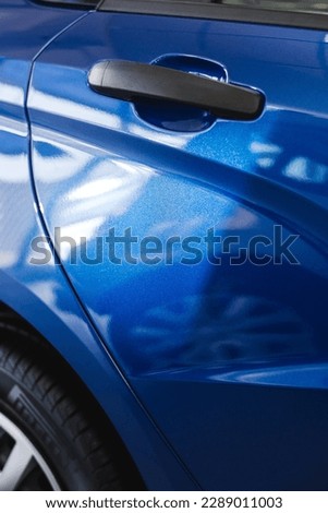 Door car - detail of a luxury car