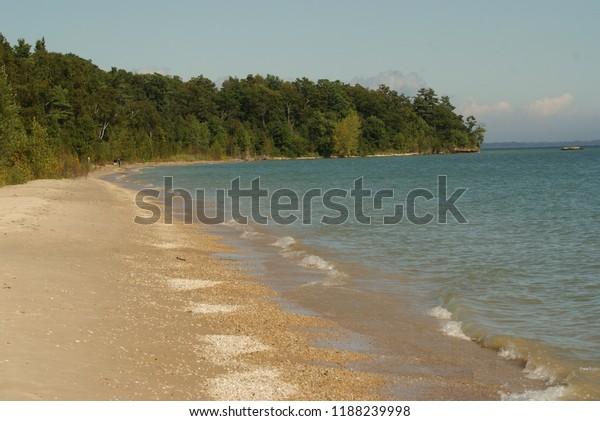 Door County Beach Scene Stock Photo Edit Now 1188239998